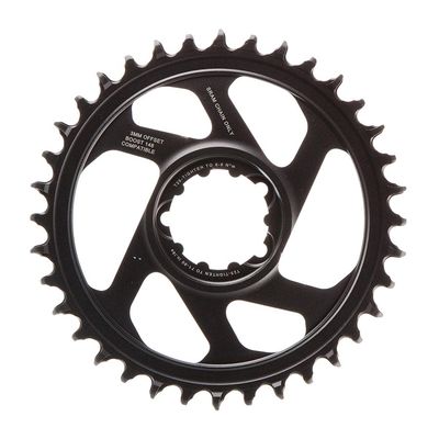 SRAM, Eagle, Chainring, Teeth: 36, Speed: 11/12, BCD: Direct Mount, Aluminum, Lunar/Polar Grey, 3mm