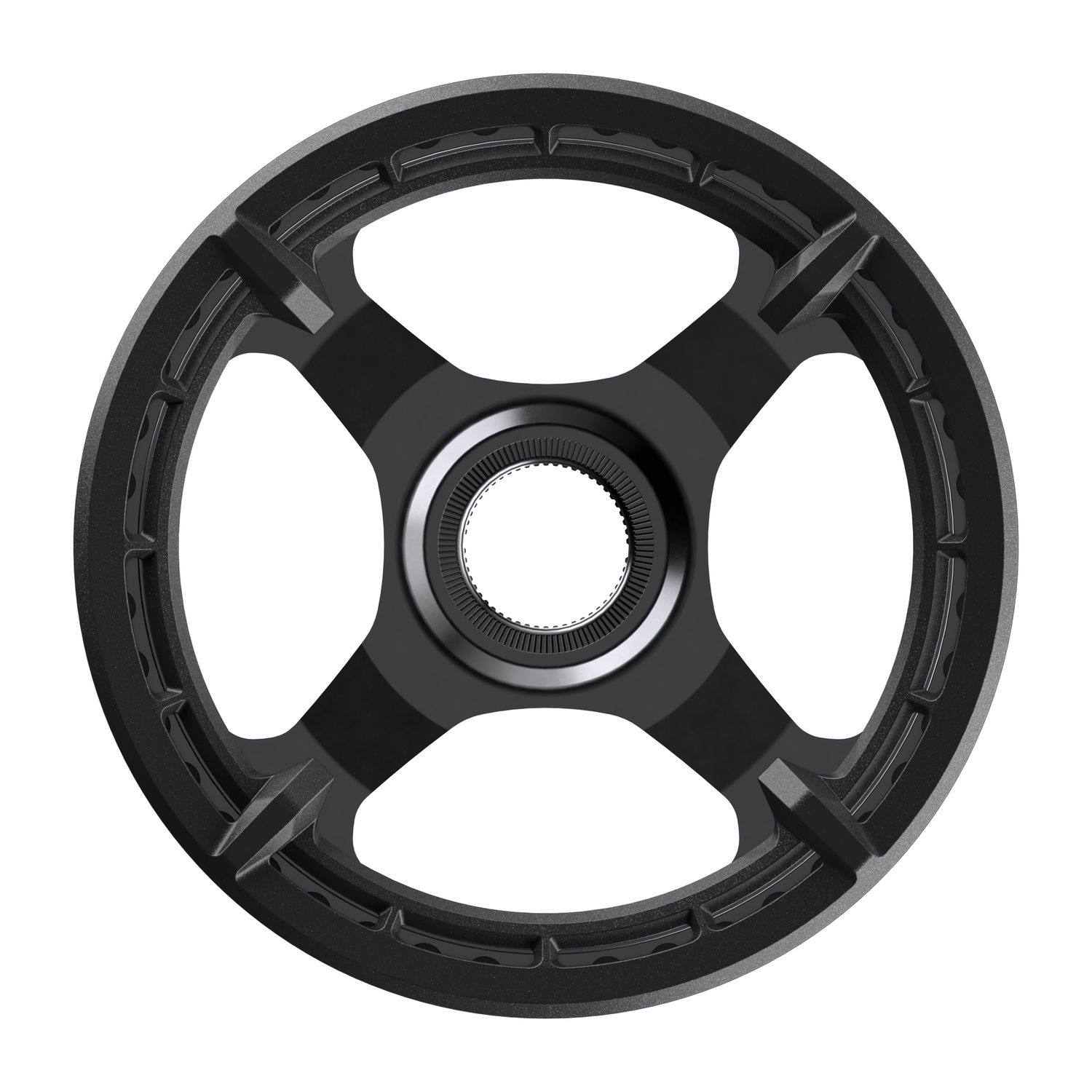 Shimano, CR-ET600, Chainring, Teeth: 38, Speed: 9-11, BCD: 104, Steel, Black, ECRET600A8XL