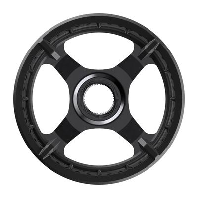 Shimano, CR-ET600, Chainring, Teeth: 38, Speed: 9-11, BCD: 104, Steel, Black, ECRET600A8XL