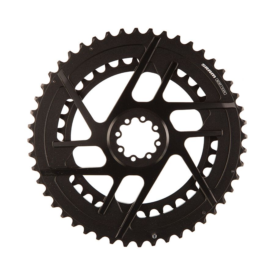 SRAM, Rival E1 2x Direct Mount, Chainring, Teeth: 48/35, Speed: 12, BCD: Direct Mount SRAM 8 Bolt, Black