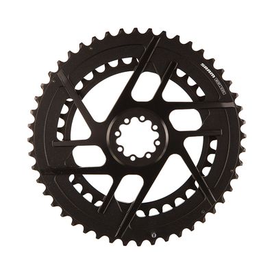 SRAM, Rival E1 2x Direct Mount, Chainring, Teeth: 48/35, Speed: 12, BCD: Direct Mount SRAM 8 Bolt, Black