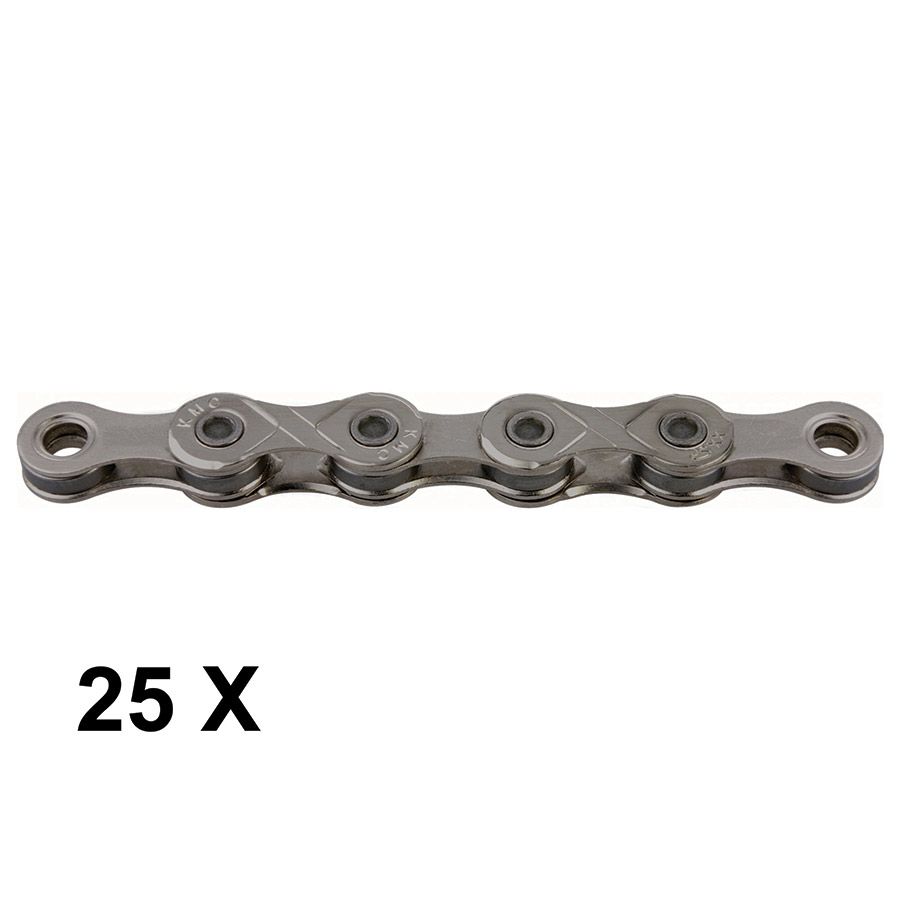 KMC, X10 GY/GY, Chain, Speed: 10, 5.88mm, Links: 116, Grey, Box of 25