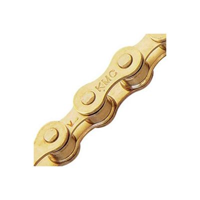 KMC, S1, Chain, Single Speed, 1/8", Links: 112, Gold