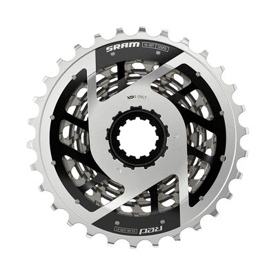 SRAM, XG-1290 E1, Cassette, Silver, Speed: 12, 10-30T, XD-R