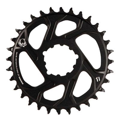 SRAM, X-Sync, 3mm offset, 32T, 12sp., BCD: Direct Mount, Single Chainring, Aluminum, Black