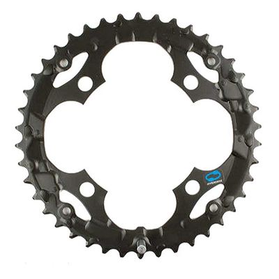 Shimano, Y1KN98060, 48T, 8sp, BCD: 104mm, 4 Bolt, Acera FC-M361, Outer Chainring, For 28/38/48, Steel, Black