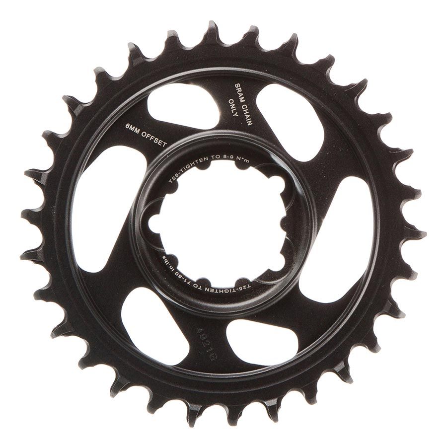 SRAM, X-SYNC 2 SL XX1 Eagle Lunar Grey 6mm, Chainring, Teeth: 30, Speed: 12, BCD: Direct Mount, Single, Alloy, Grey