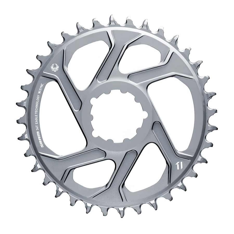 SRAM, X-SYNC 2 X01 Eagle Polar Grey, Chainring, Teeth: 32, Speed: 12, BCD: Direct Mount, Single, Alloy, Offset 3mm, Grey