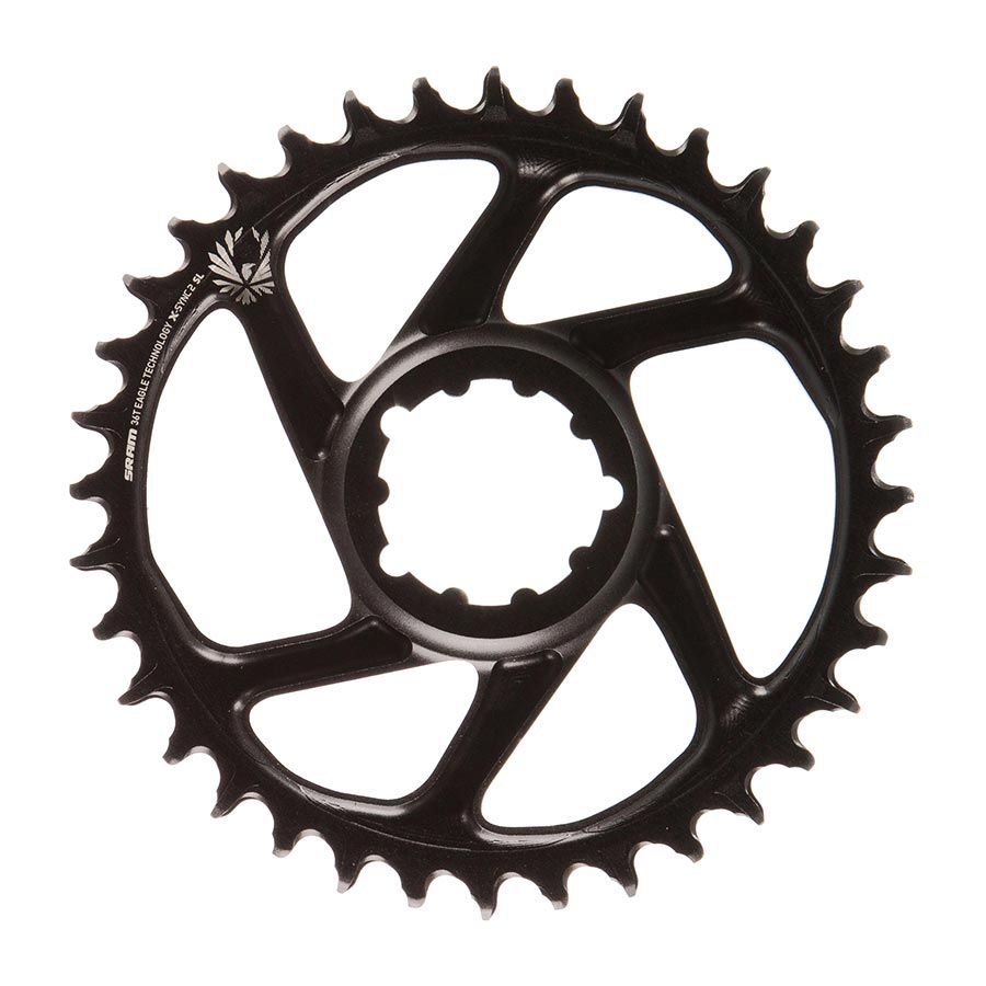 SRAM, X-SYNC 2 SL 6mm, Chainring, Teeth: 36, Speed: 11/12, BCD: Direct Mount, Single, Aluminum, Black