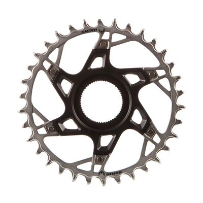 SRAM, XX T-Type Fazua, Chainring, Teeth: 34, Speed: 12, BCD: Direct Mount, Aluminum/Steel, Silver