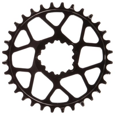 Works Components, SRAM GXP Direct Mount, Chainring, Teeth: 32, Speed: 12, BCD: Direct Mount SRAM 3 Bolt, Front, 7075-T6 Aluminum, Black