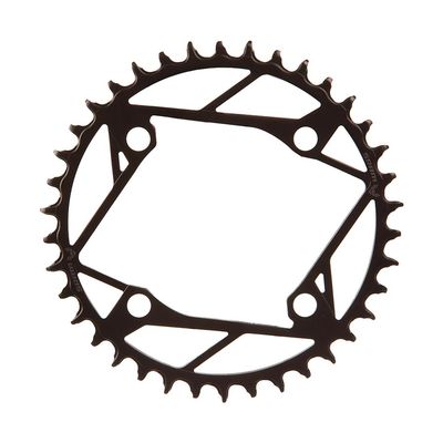 SRAM, Eagle T-Type E-MTB, Chainring, Teeth: 38, Speed: 12, BCD: 104, Bolts: 4, Steel, Black