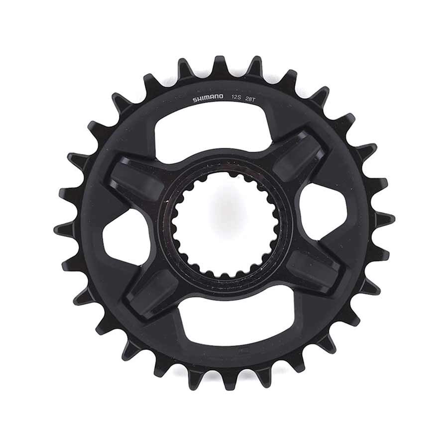 Shimano, XT SM-CRM85, Chainring, Teeth: 32, Speed: 12, BCD: Direct Mount, Aluminum/Composite/Steel, Black