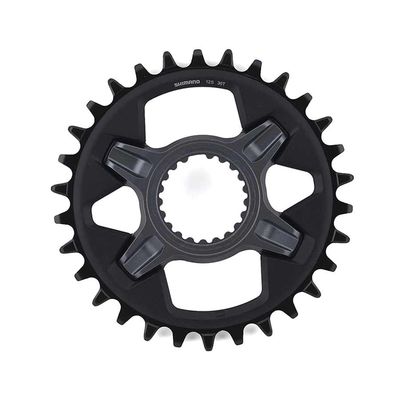 Shimano, SLX SM-CRM75, Chainring, Teeth: 32, Speed: 12, BCD: Direct Mount, Aluminum/Composite/Steel, Grey