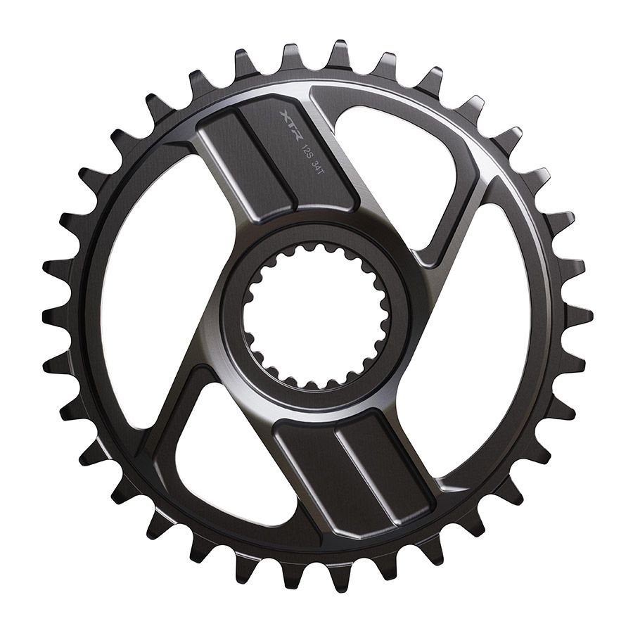 Shimano, XTR SM-CRM96, Chainring, Teeth: 34, Speed: 12, Front, Aluminum, Black, ISMCRM96AA4