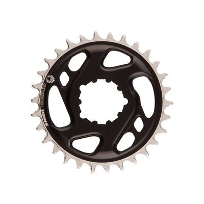 SRAM, X-SYNC Eagle Aluminum 3mm F1, Chainring, Teeth: 30, Speed: 12, BCD: Direct Mount SRAM 3 Bolt, Bolts: 3, Aluminum, Black