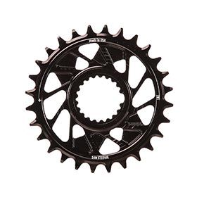 Wheels Manufacturing, Shimano DM HG+ Outboard, Chainring, Teeth: 28, Speed: 12, BCD: Direct Mount Shimano, Single, 7075 Aluminum, Black