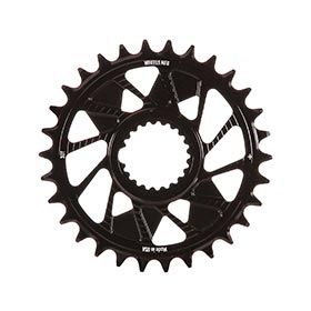 Wheels Manufacturing, Shimano DM T-Type Inboard, Chainring, Teeth: 30, Speed: 12, BCD: Direct Mount Shimano, Single, 7075 Aluminum, Black