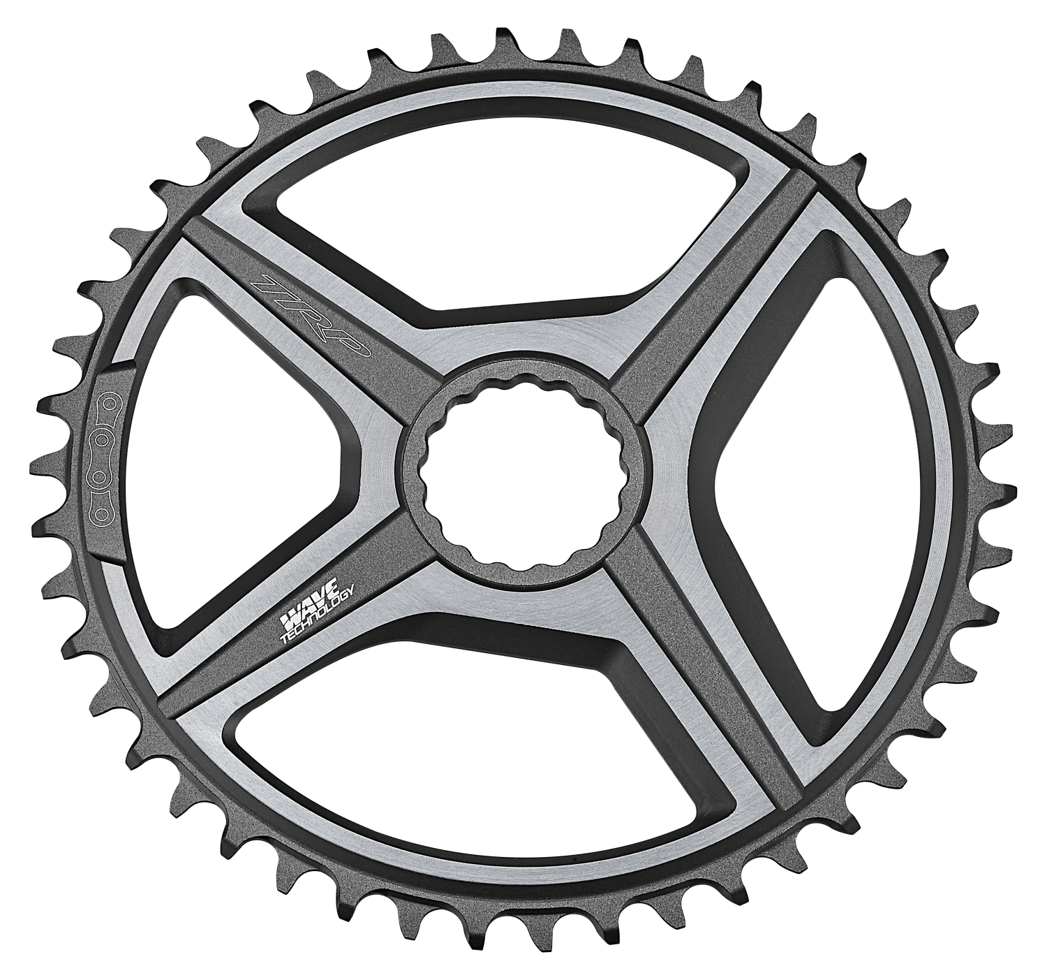TRP, VISTAR CR-G8000, Chainring, Teeth: 44, Speed: 12, Single, 7075 Aluminum, Black