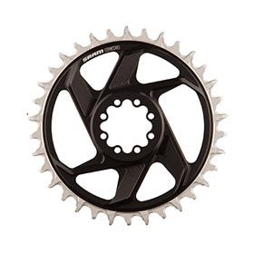SRAM, XX Downhill, Chainring, Teeth: 34, Speed: 7, BCD: Direct Mount SRAM 8 Bolt, Aluminum, Black, 11.6218.078.001
