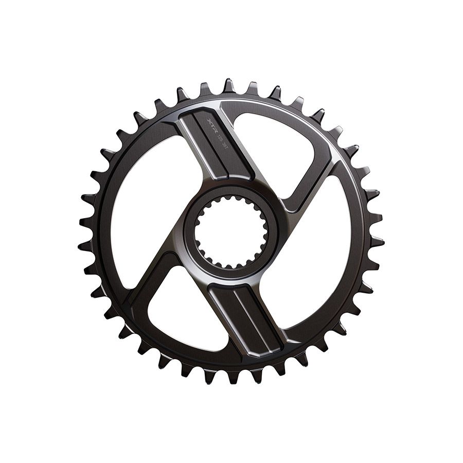 Shimano, XTR SM-CRM96, Chainring, Teeth: 38, Speed: 12, Front, Aluminum, Black, ISMCRM96AA8