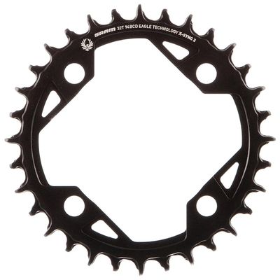 SRAM, X-SYNC 2 94mm Light E-MTB, Chainring, Teeth: 32, Speed: 11/12, BCD: 94, Bolts: 4, Aluminum, Black