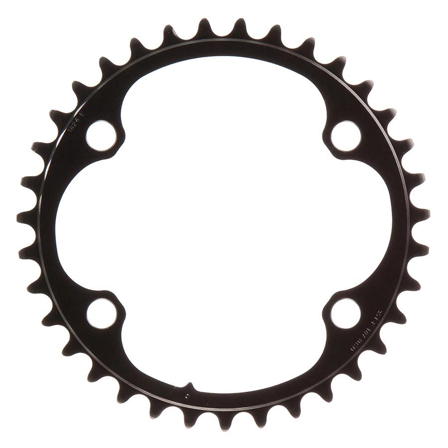 SRAM, Force AXS 2x, Chainring, Teeth: 35, Speed: 12, BCD: 107, Bolts: 4, Inner, Aluminum, Black