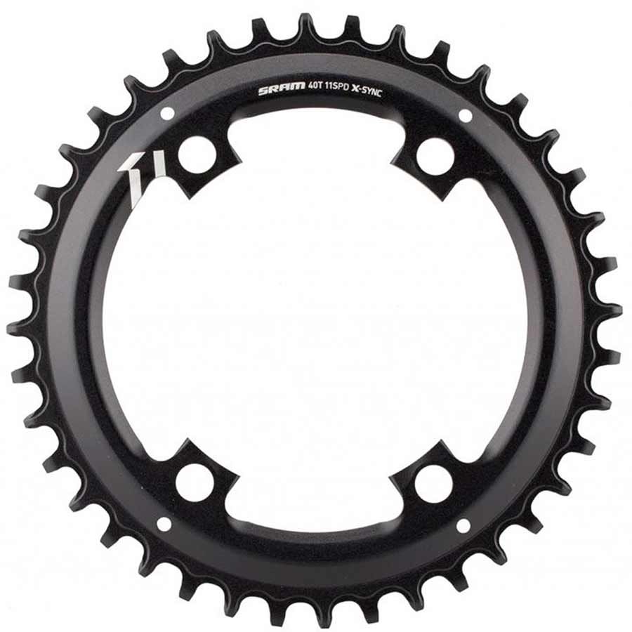 SRAM, X-Sync Asymmetric, 44T Chainring, 11sp, BCD: 110, Aluminum, Black