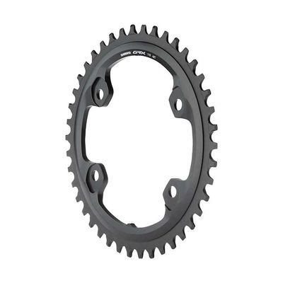 Shimano, GRX FC-RX810 1x11, Chainring, Teeth: 42, Speed: 11, BCD: 110, Bolts: 4, Single, Aluminum, Black