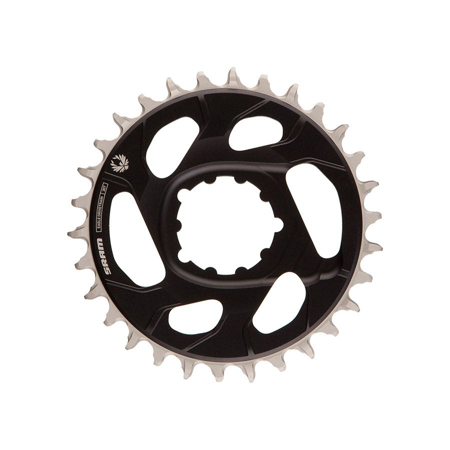 SRAM, X-SYNC Eagle Aluminum -4mm F1, Chainring, Teeth: 34, Speed: 12, BCD: Direct Mount SRAM 3 Bolt, Bolts: 3, Aluminum, Black