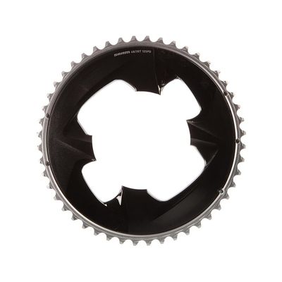 SRAM, Force AXS 2x, Chainring, Teeth: 48, Speed: 12, BCD: 107, Bolts: 4, Outer, Aluminum, Grey