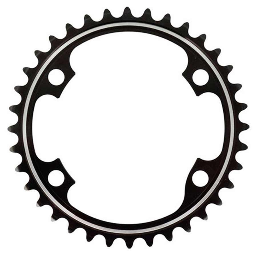 Shimano, Dura Ace FC-R9100, 39T Chainring, MW, 11sp, BCD: 110, Aluminum, Black