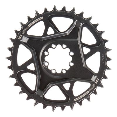SRAM, GX Eagle T-Type DM, Chainring, Teeth: 34, Speed: 12, BCD: Direct Mount SRAM 8 Bolt, Aluminum, Grey