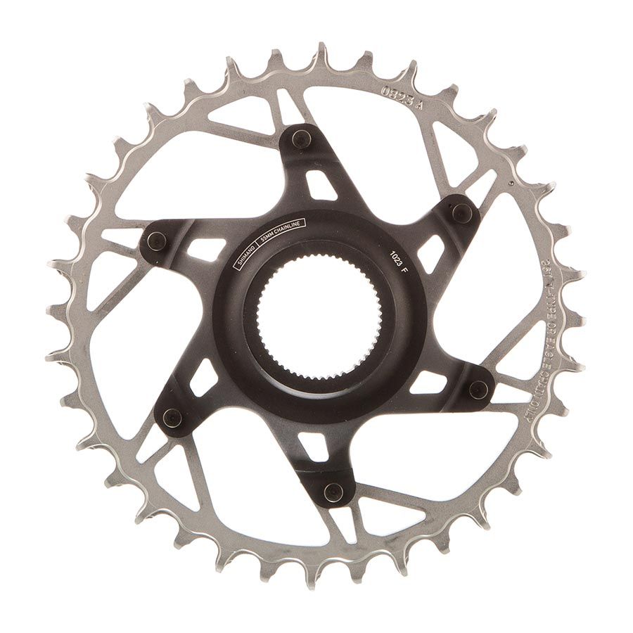 SRAM, XX Eagle T-Type DM E-MTB STEPS, Chainring, Teeth: 36, Speed: 12, BCD: Direct Mount, Aluminum/Steel, Black