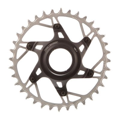 SRAM, XX Eagle T-Type DM E-MTB STEPS, Chainring, Teeth: 36, Speed: 12, BCD: Direct Mount, Aluminum/Steel, Black