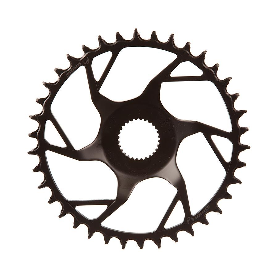 SRAM, Eagle T-Type E-MTB Bosch, Chainring, Teeth: 38, Speed: 12, BCD: Direct Mount, Aluminum, Black