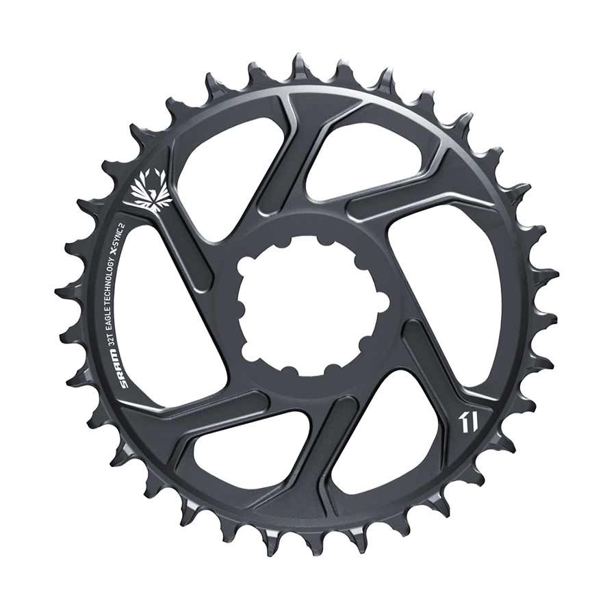 SRAM, GX Eagle C1, Chainring, Teeth: 32, Speed: 11/12, BCD: Direct Mount, Aluminum, Grey, 6mm