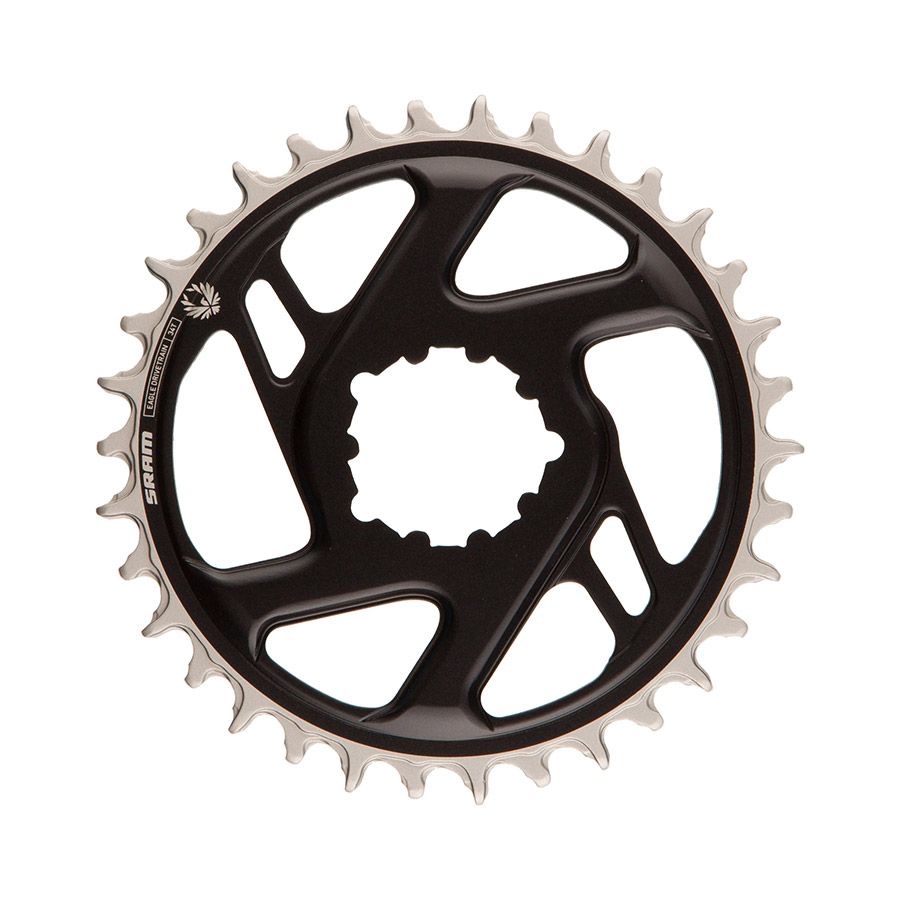 SRAM, X-SYNC Eagle Aluminum 3mm F1, Chainring, Teeth: 34, Speed: 12, BCD: Direct Mount SRAM 3 Bolt, Bolts: 3, Aluminum, Black