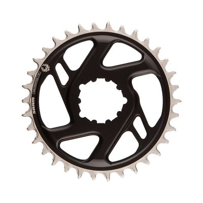 SRAM, X-SYNC Eagle Aluminum 3mm F1, Chainring, Teeth: 34, Speed: 12, BCD: Direct Mount SRAM 3 Bolt, Bolts: 3, Aluminum, Black