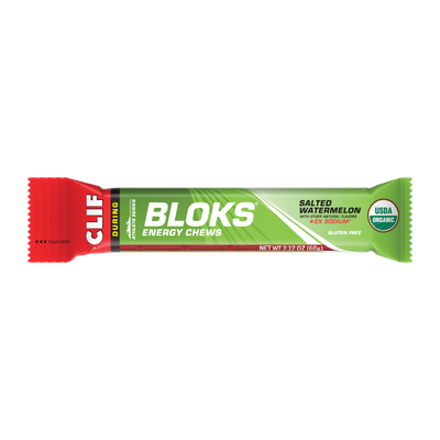 Clif, Bloks, Chews, Salted Watermelon, 18pcs