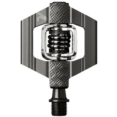 crankbrothers, CANDY 2, Pedals, Body: Aluminum, Spindle: Cr-Mo, 9/16'', Charcoal, Pair