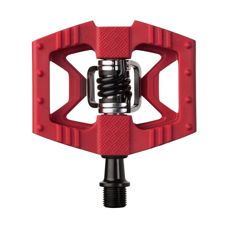 crankbrothers, DOUBLESHOT 1, Pedals, Body: Composite, Spindle: Cr-Mo, 9/16'', Red, Pair