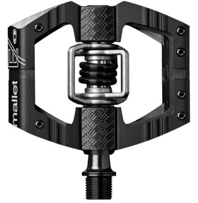 Crankbrothers, Mallet Enduro Pedals, Cr-Mo, 9/16'', Black / Black Spring, Pair
