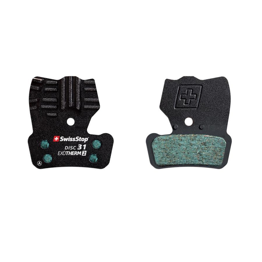 SwissStop, Exotherm2 31, Disc Brake Pads, Shape: SRAM Guide/G2, Organic, Pair