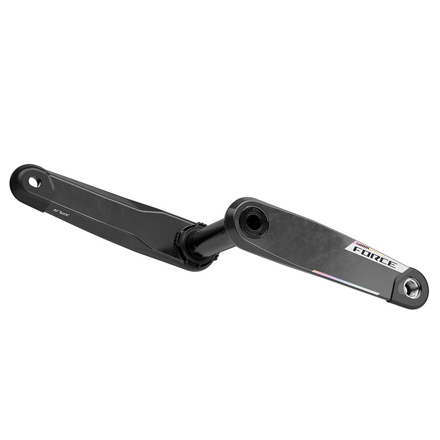 SRAM, Force XPLR E1 Crank Arm Assy, Crank Arm, 172.5mm, DUB, BCD: Direct Mount SRAM 8 Bolt, Black