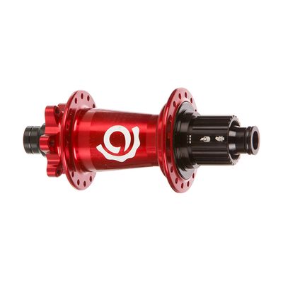 Industry Nine, Hydra Classic DH150/157 6B, Disc Hub, Rear, 32H, 12mm TA, 157mm, Shimano Micro Spline, Red