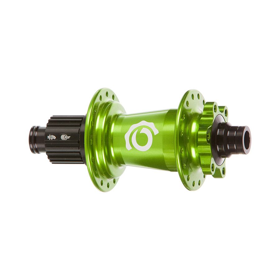 Industry Nine, Hydra Classic Boost 6B, Disc Hub, Rear, 32H, 12mm TA, 148mm, Shimano Micro Spline, Lime Green