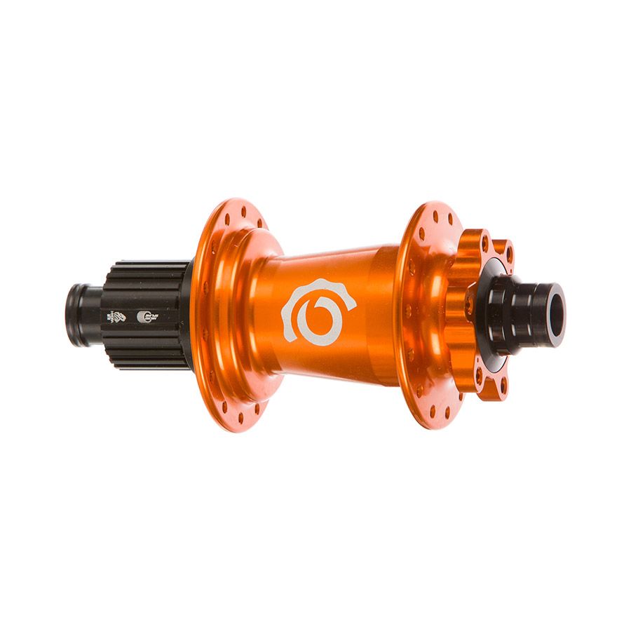Industry Nine, Hydra Classic Boost 6B, Disc Hub, Rear, 28H, 12mm TA, 148mm, Shimano Micro Spline, Orange