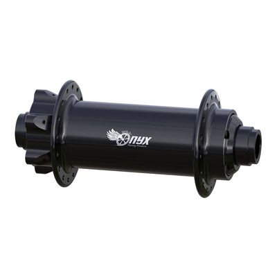 Onyx Racing Products, FAT, Disc Hub, Front, 32H, 15mm TA, 150mm, Black