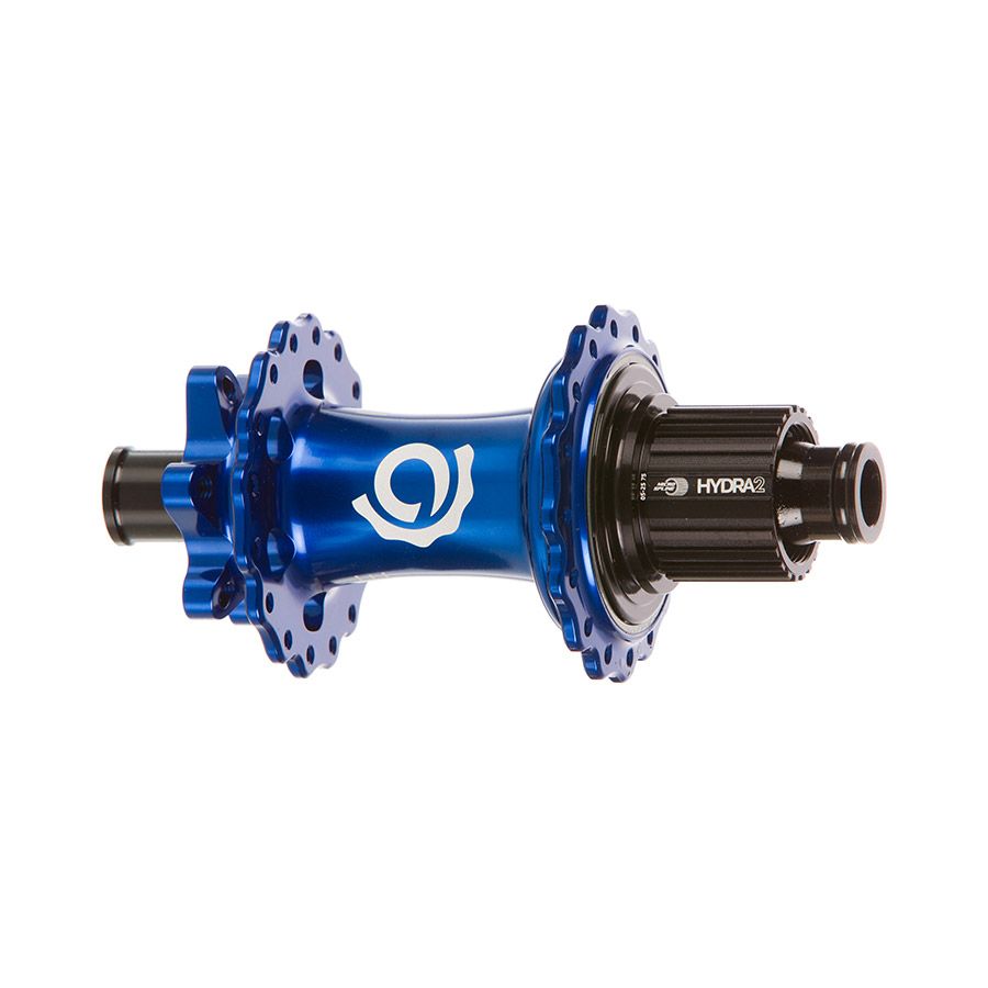Industry Nine, Hydra 2 Boost MicroSpline, Disc Hub, Rear, 28H, 12mm TA, 148mm, Shimano Micro Spline, Blue